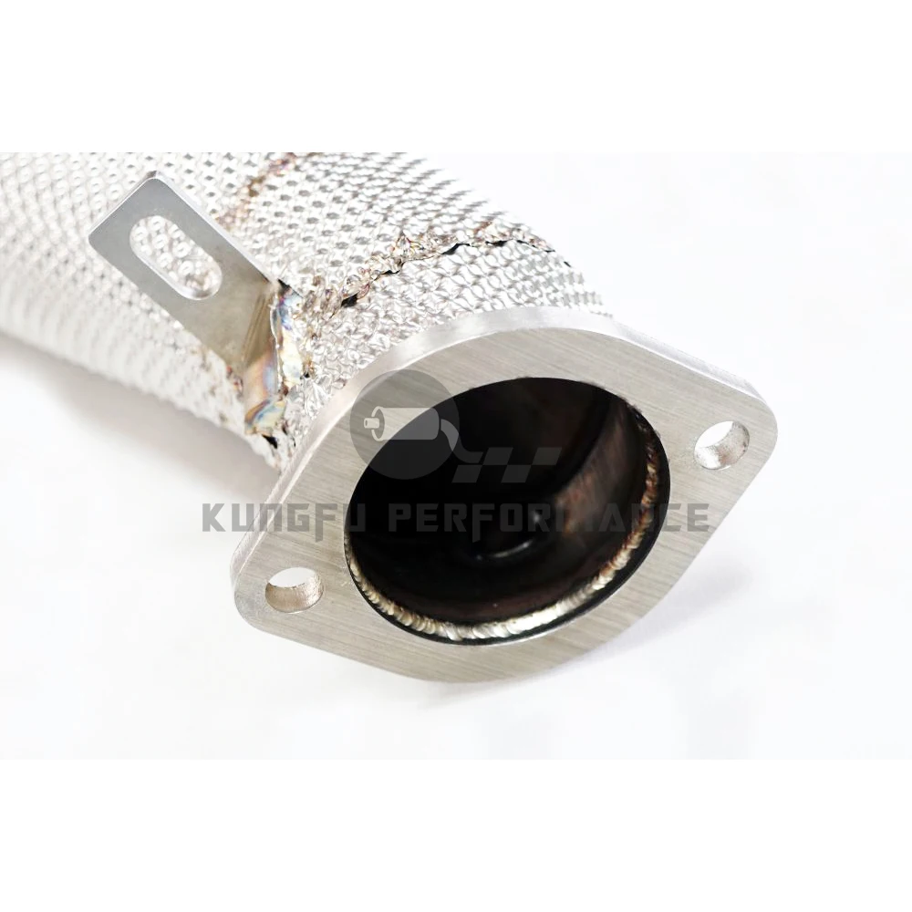 KUNGFU PERFORMANCE Bajantes turbo inox 3,5 pulgadas Nissan GT-R R35 - imagen 5