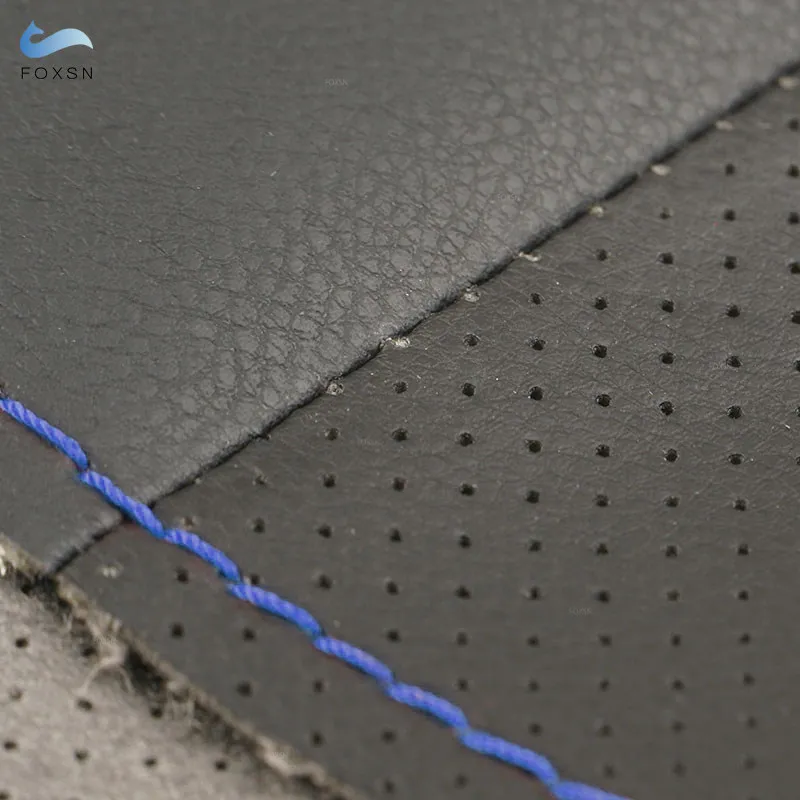 Funda de volante trenzada de cuero para Mercedes-Benz W211 - imagen 4