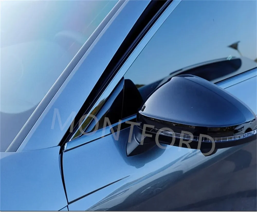 Molduras de ventanilla en acero negro para Audi A6 S6 2019-2023 - imagen 4
