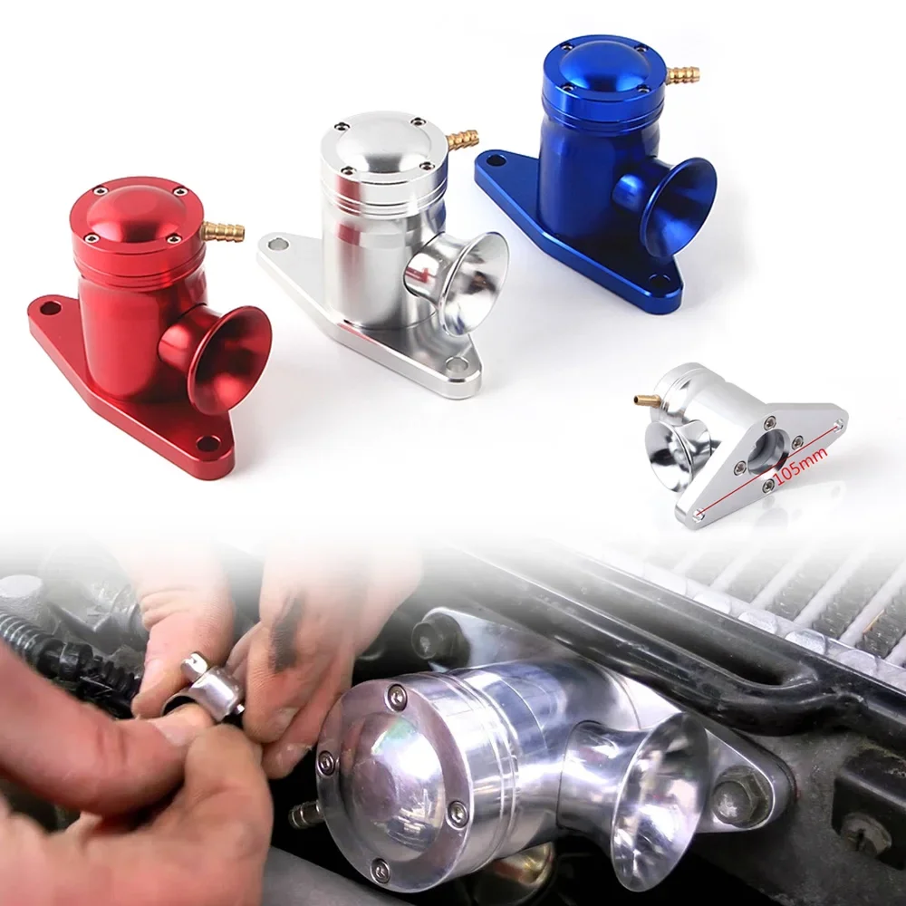 Válvula de soplado Turbo BOV para coche, válvula de soplado de aluminio para coche, válvula de purga Turbo BOV de montaje superior con perno para Subaru WRX STI 02-07 EJ20