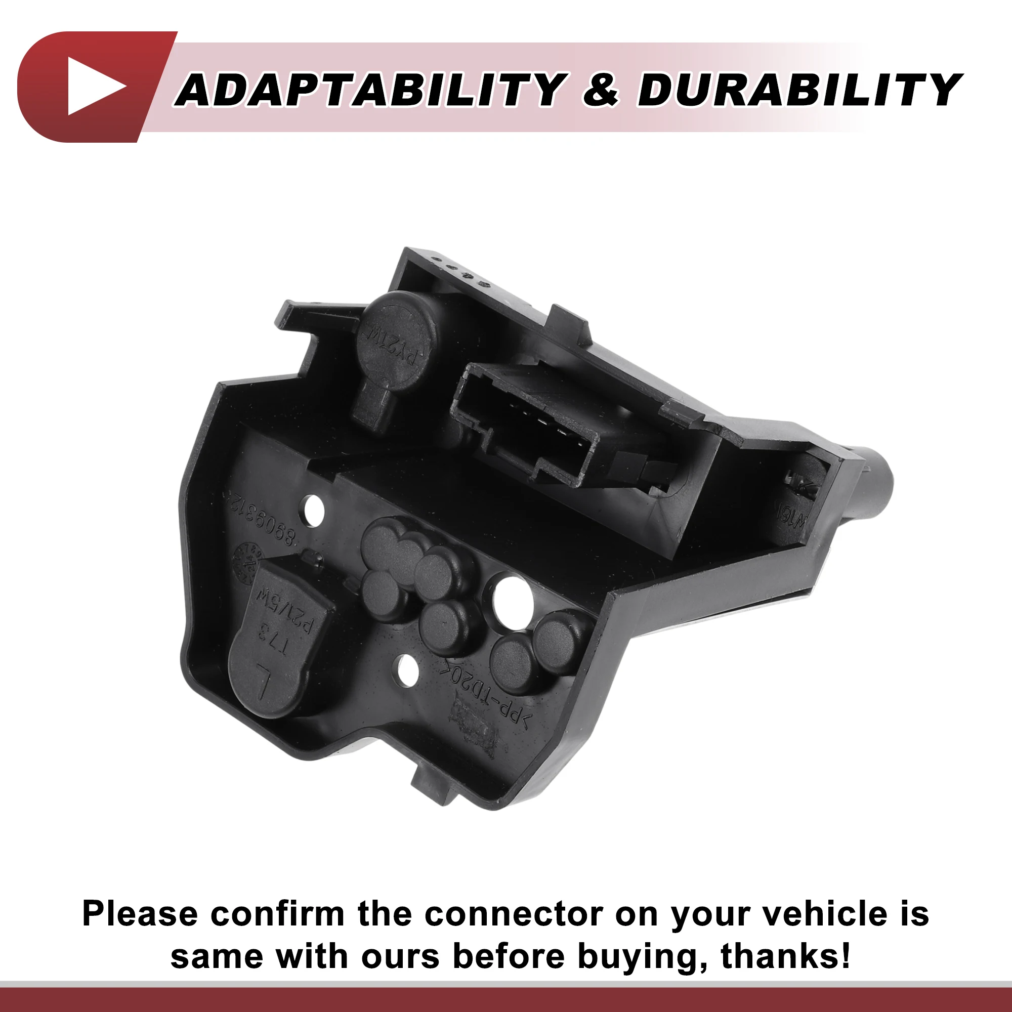 X Autohaux 1 pieza enchufe de luz trasera izquierda para Peugeot 408 2010-2012 conector de bombilla de lámpara - imagen 5