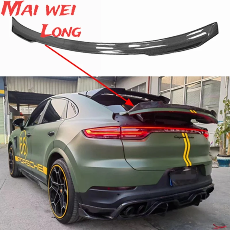 Alerón de techo fibra carbono Porsche Cayenne Coupe 2020-2022