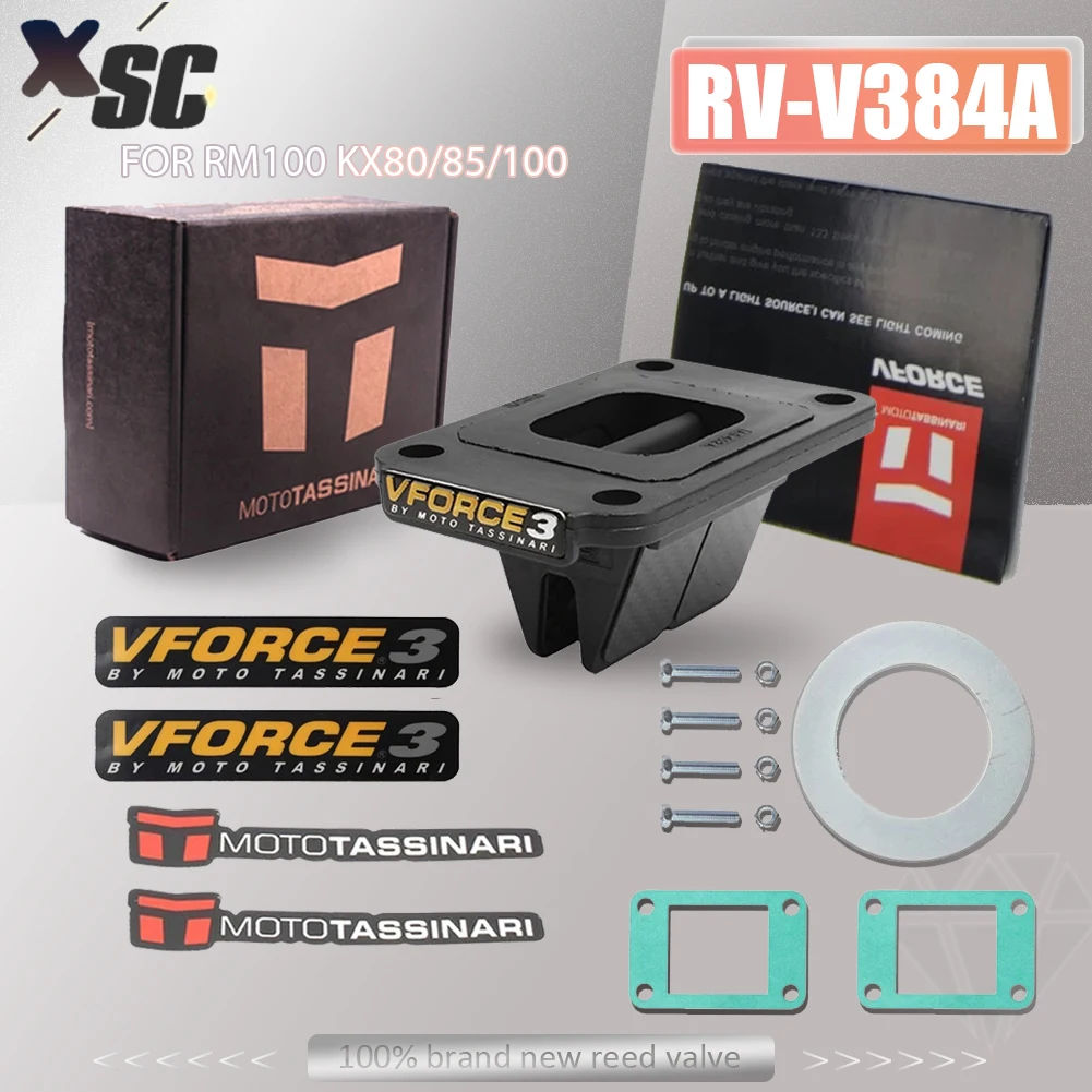 Válvula de láminas VForce3 para Kawasaki KX80/85/100 y Suzuki RM100
