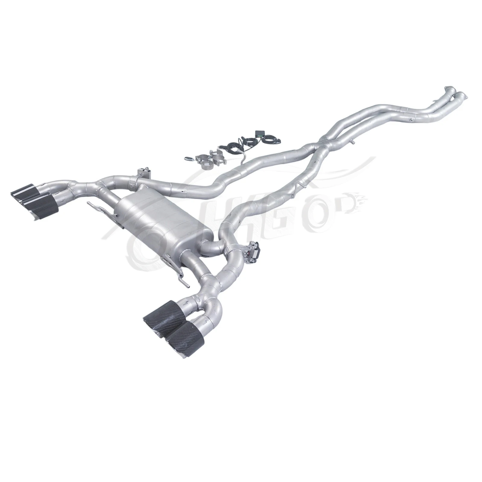 Escape deportivo acero inoxidable con válvula para BMW X3M F97 3.0T - imagen 3