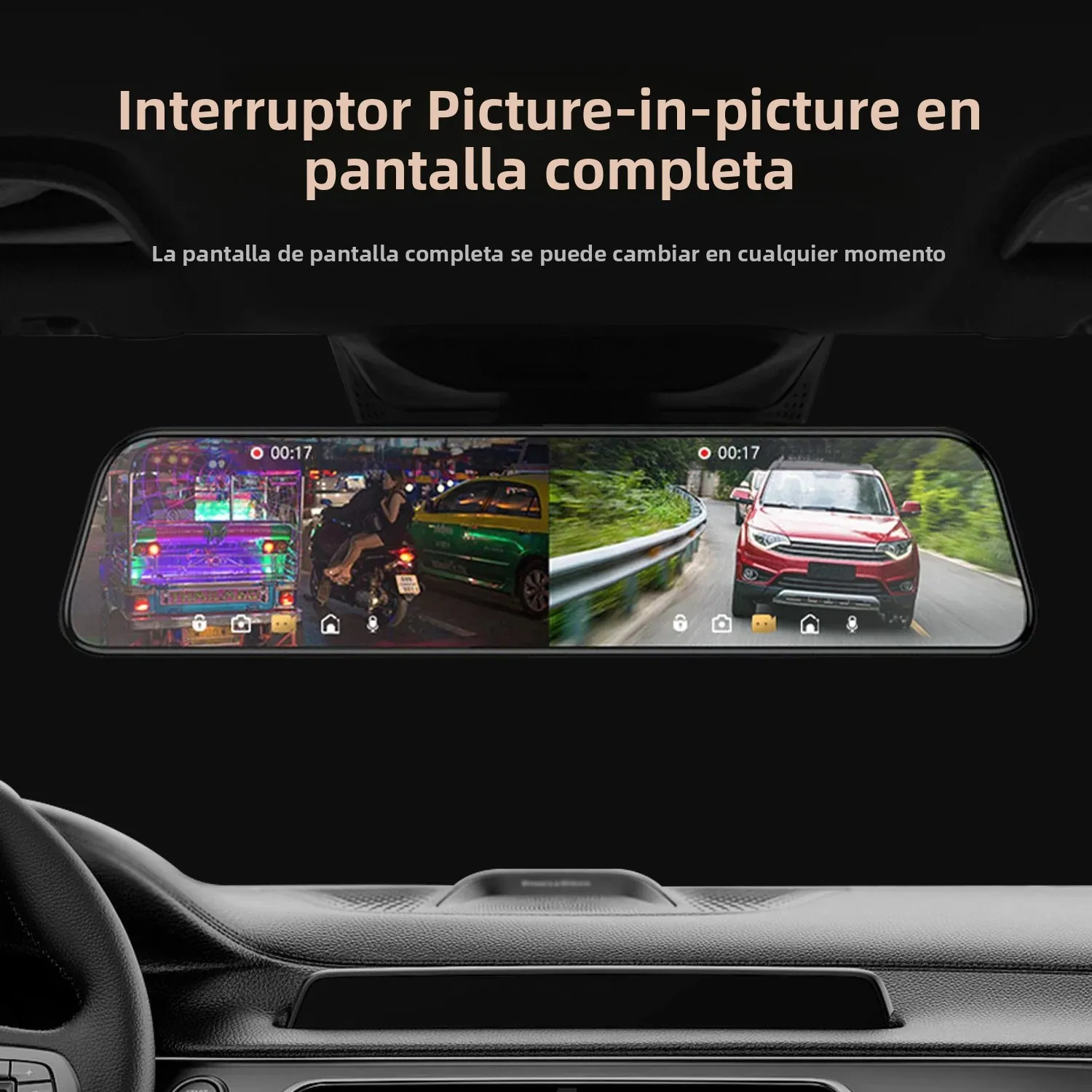 Cámara DVR Coche MEKEDE 10/12" - imagen 3