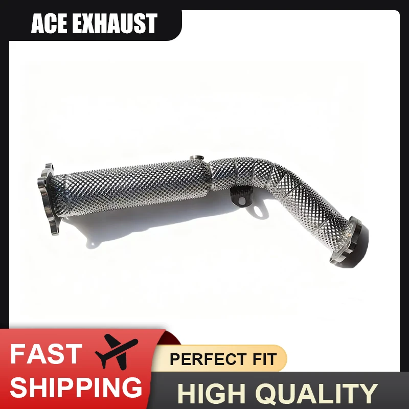 ACE Tubo de escape con catalizador SUS304 - Audi A4 A5 Q5 B8 2.0T