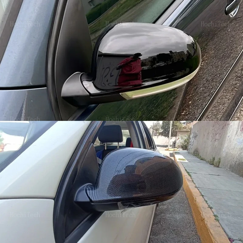 Tapa retrovisor carbono negro – VW Golf 5 Jetta MK5 Passat B6 - imagen 4