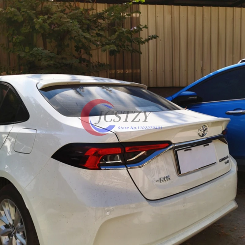 Alerón trasero ABS negro para Toyota Corolla 2019-2021 estilo carbono - imagen 2