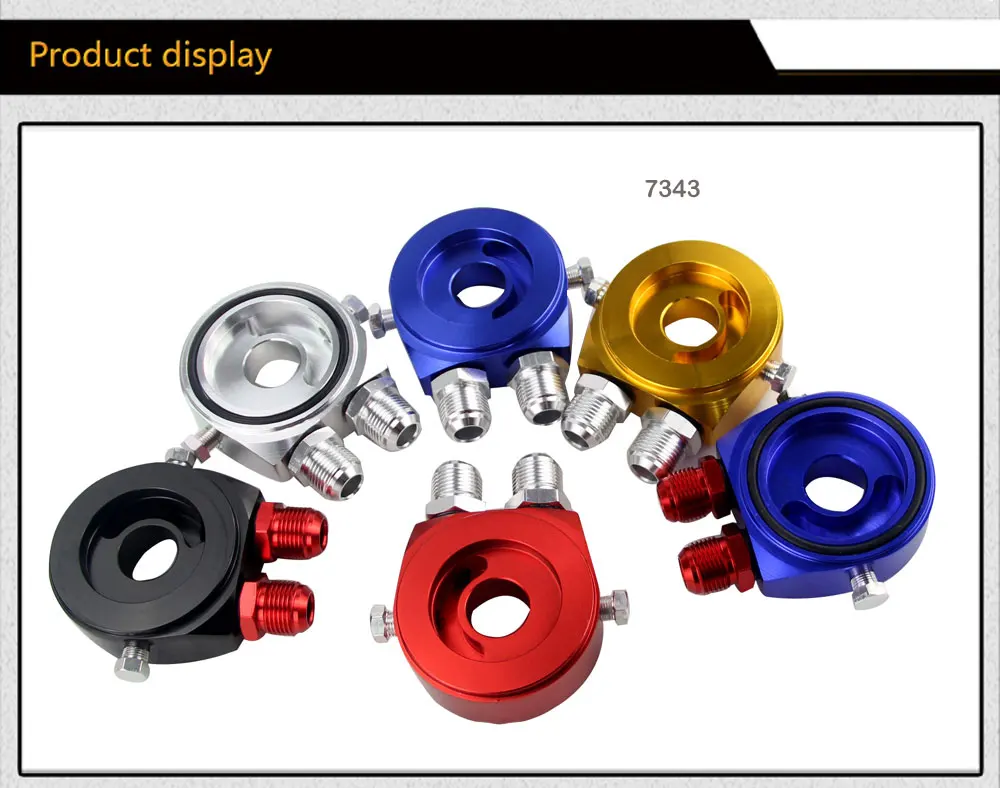 Acabado anodizado del adaptador de termostato