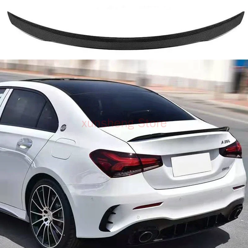 Alerón trasero fibra carbono ABS – Mercedes A-Class A35 A180 A200 A220 Sedan - imagen 3
