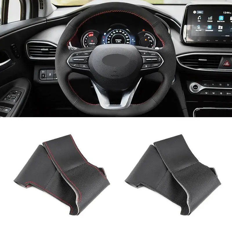 Funda Volante Microfibra Premium Hyundai Santa Fe Palisade 2019-2023