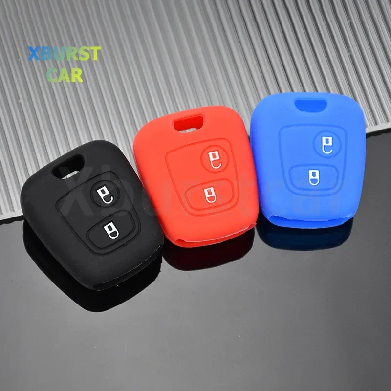 Funda de silicona para mando Peugeot 206/207 y Citroën C1/C2