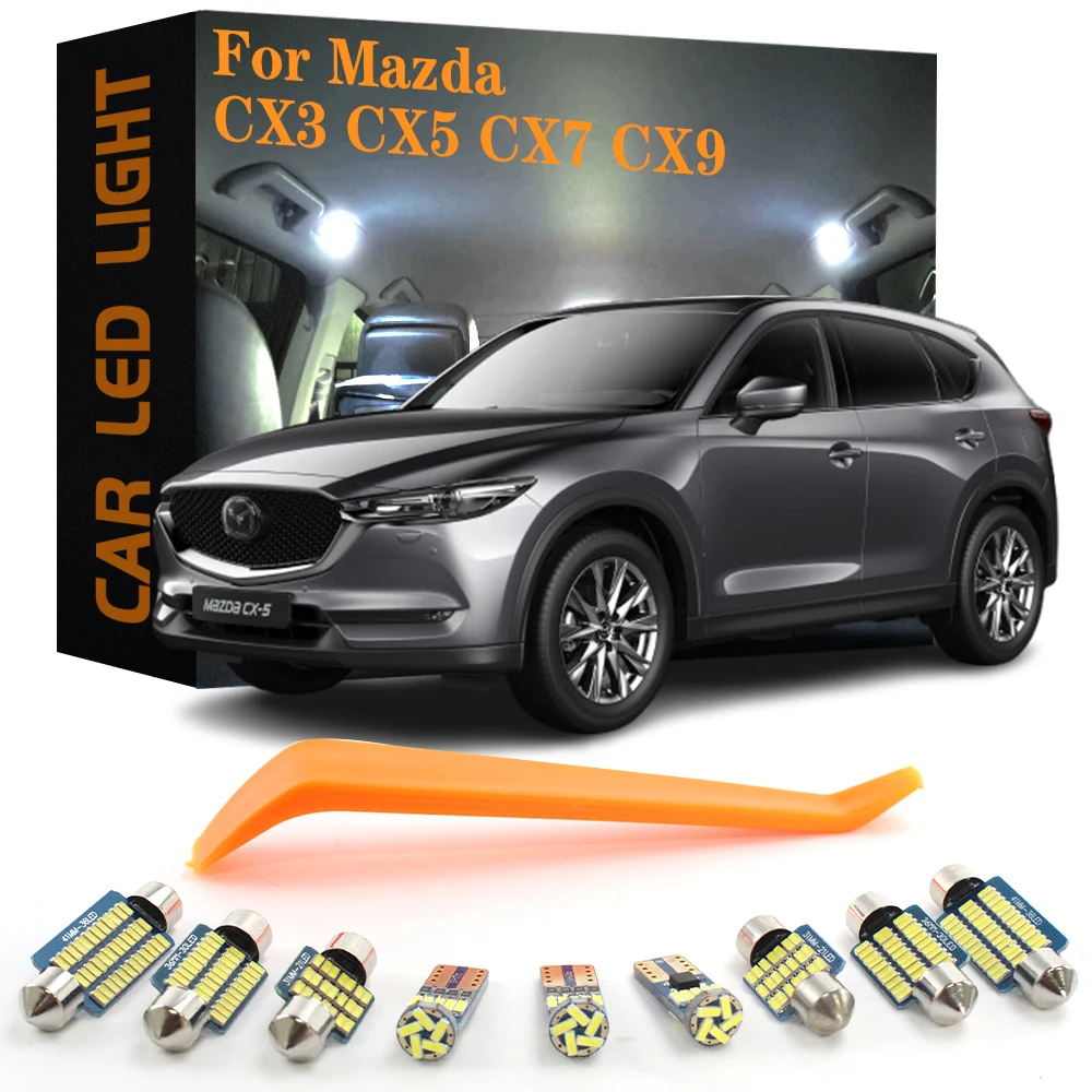 Kit luz interior LED Canbus para Mazda CX-3 CX-5 CX-7 CX-9