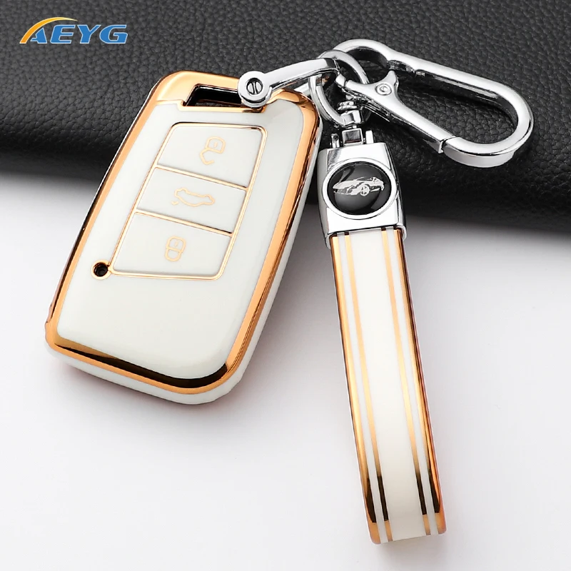 Fundas de Llaves para Coche VW Golf 7, Seat Leon, Skoda Octavia – Accesorio Interior - imagen 5