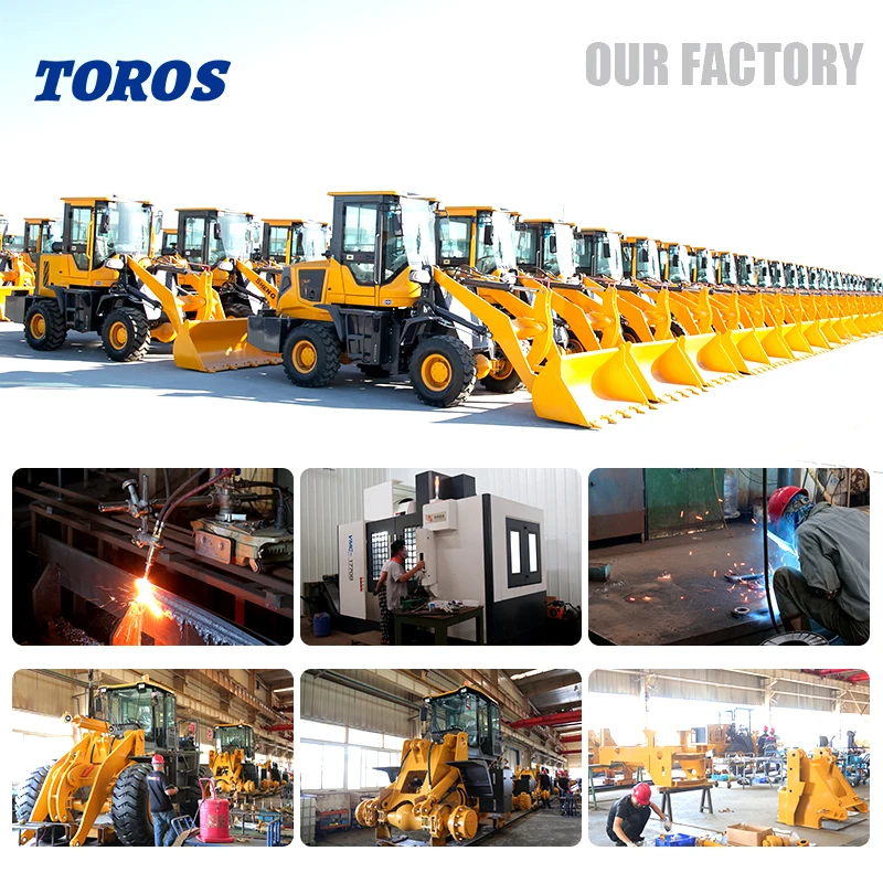 Minicargador de ruedas hidráulico Euro Quick – 1-5 t con 4 cubos frontales - imagen 4
