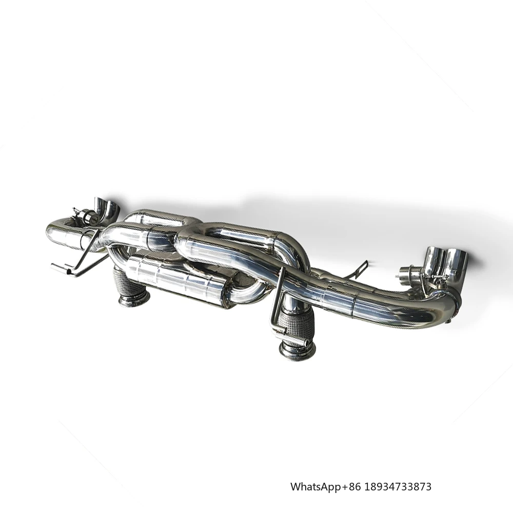 Escape deportivo con válvula en acero inoxidable – Audi R8 V10 5.2L - imagen 2