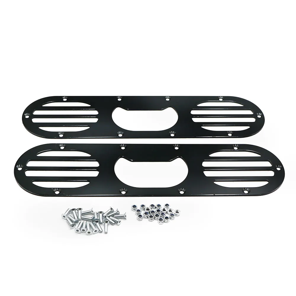 Difusor parachoques trasero universal negro – Panel deflector aire