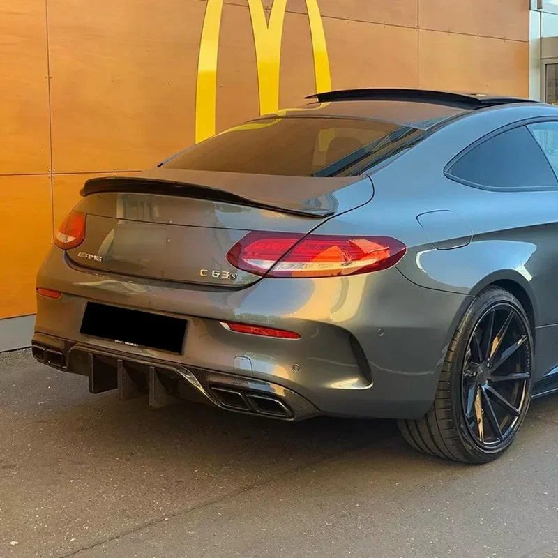 Alerón fibra de carbono Mercedes W205 C260 C43 C63 AMG Coupe - imagen 2