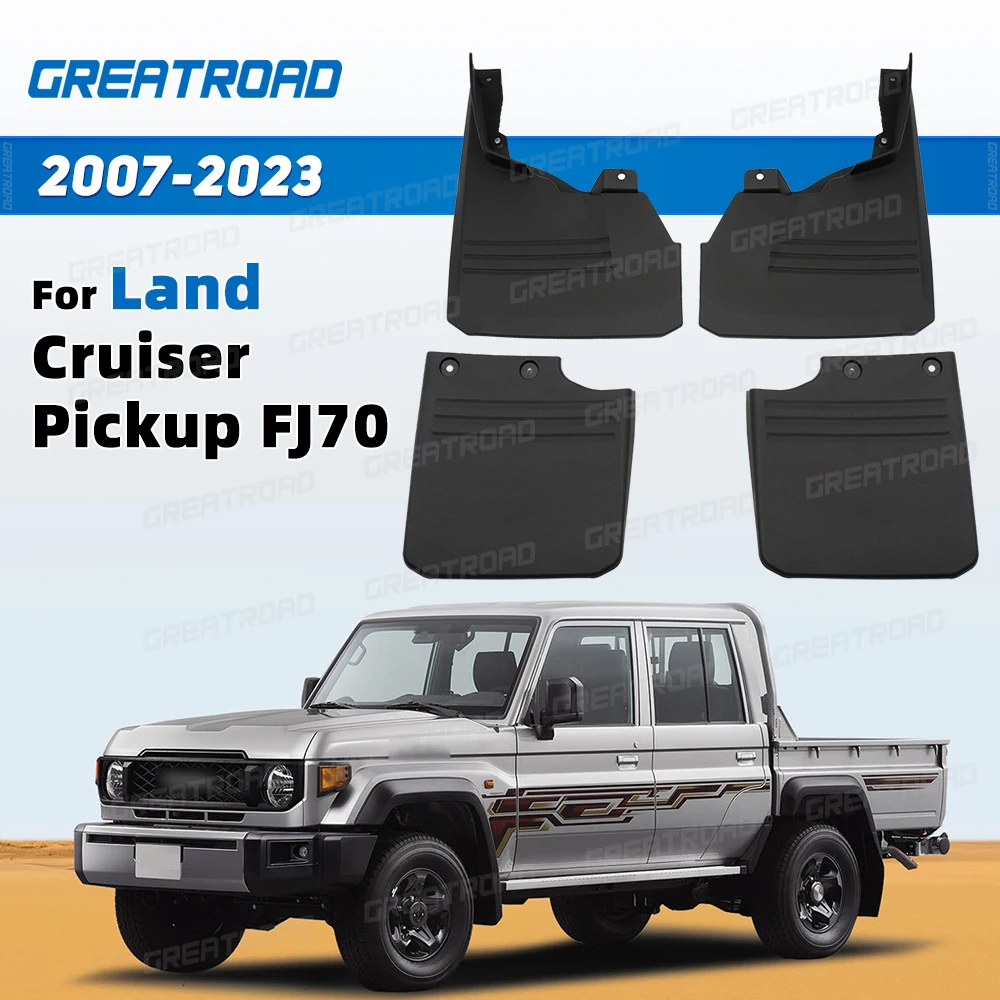 Faldillas guardabarros Land Cruiser FJ70 2007-2023 – Set 4 piezas