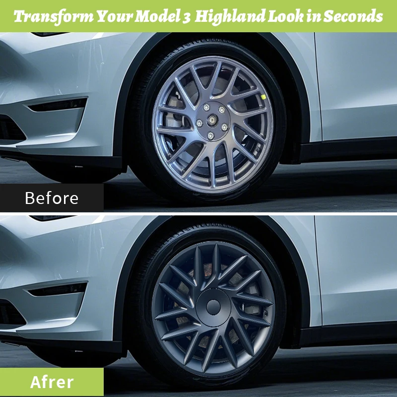 Tapacubos Tesla Model 3 Highland 18 pulgadas - imagen 2