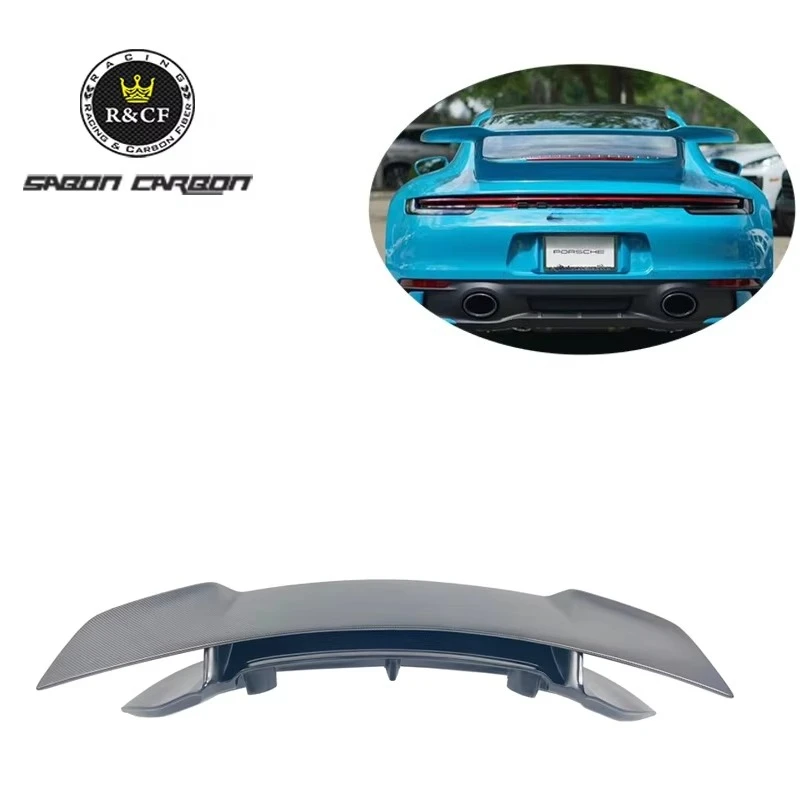 Alerón trasero carbono doble cubierta DM Porsche 911 992 Carrera S