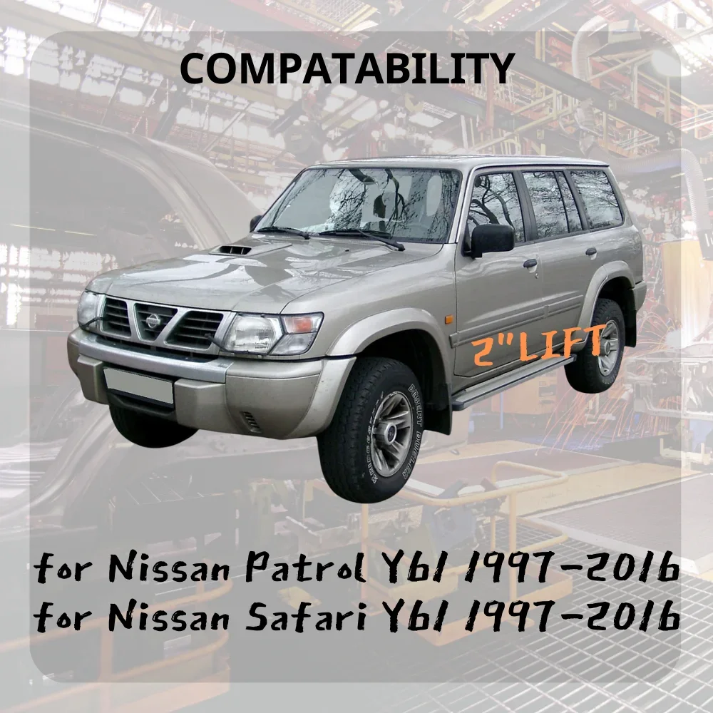 Kit espaciadores de suspensión para Nissan Patrol Y61 - imagen 2