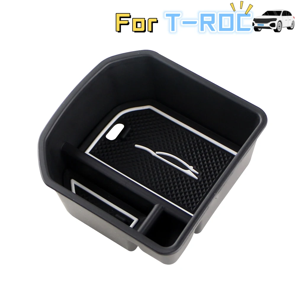 Organizador de consola con reposabrazos para VW T-Roc 2017-2023