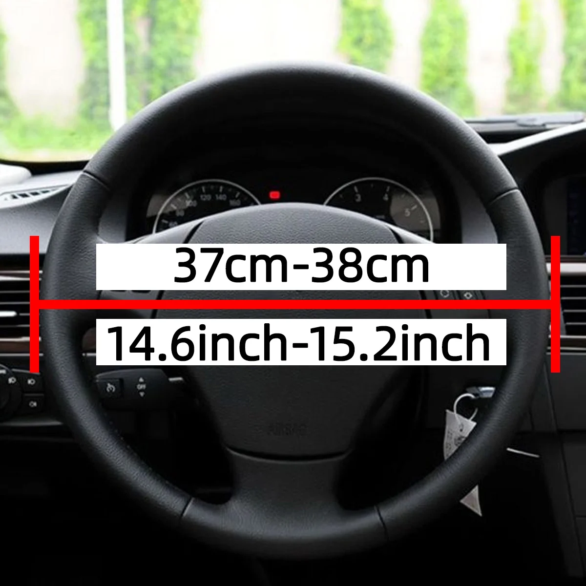 Funda volante de cuero universal con textura suave - imagen 5