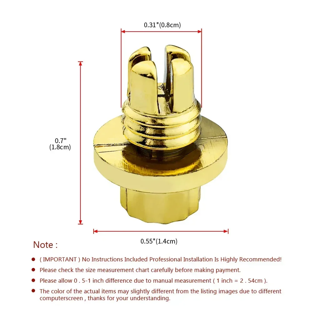 Remaches de rueda universales de plástico ABS para llantas - imagen 2