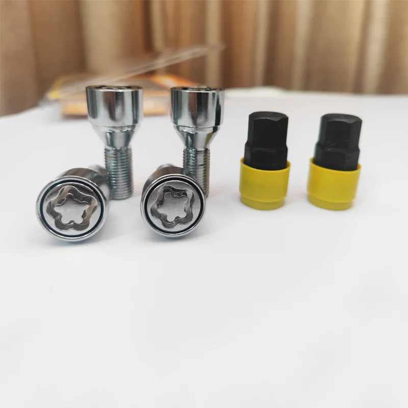 Kit tornillos antirrobo seguridad ruedas M12 M14 - juego acero - imagen 3