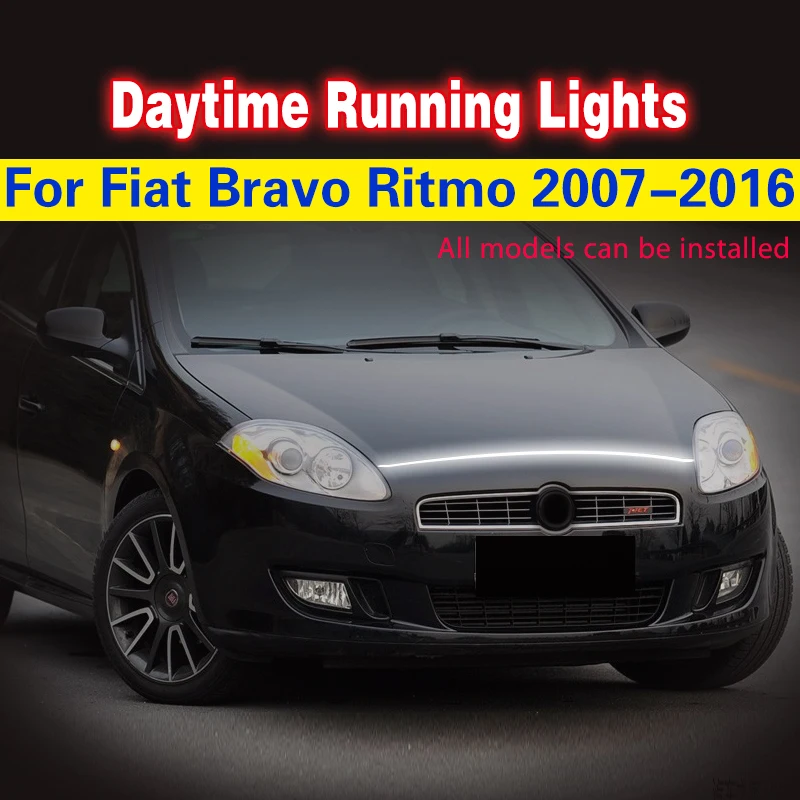 Luz antiniebla LED DRL para Fiat Bravo/Ritmo 2007-2016