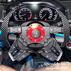 Extensión de levas de cambio de fibra de carbono para Honda Accord X