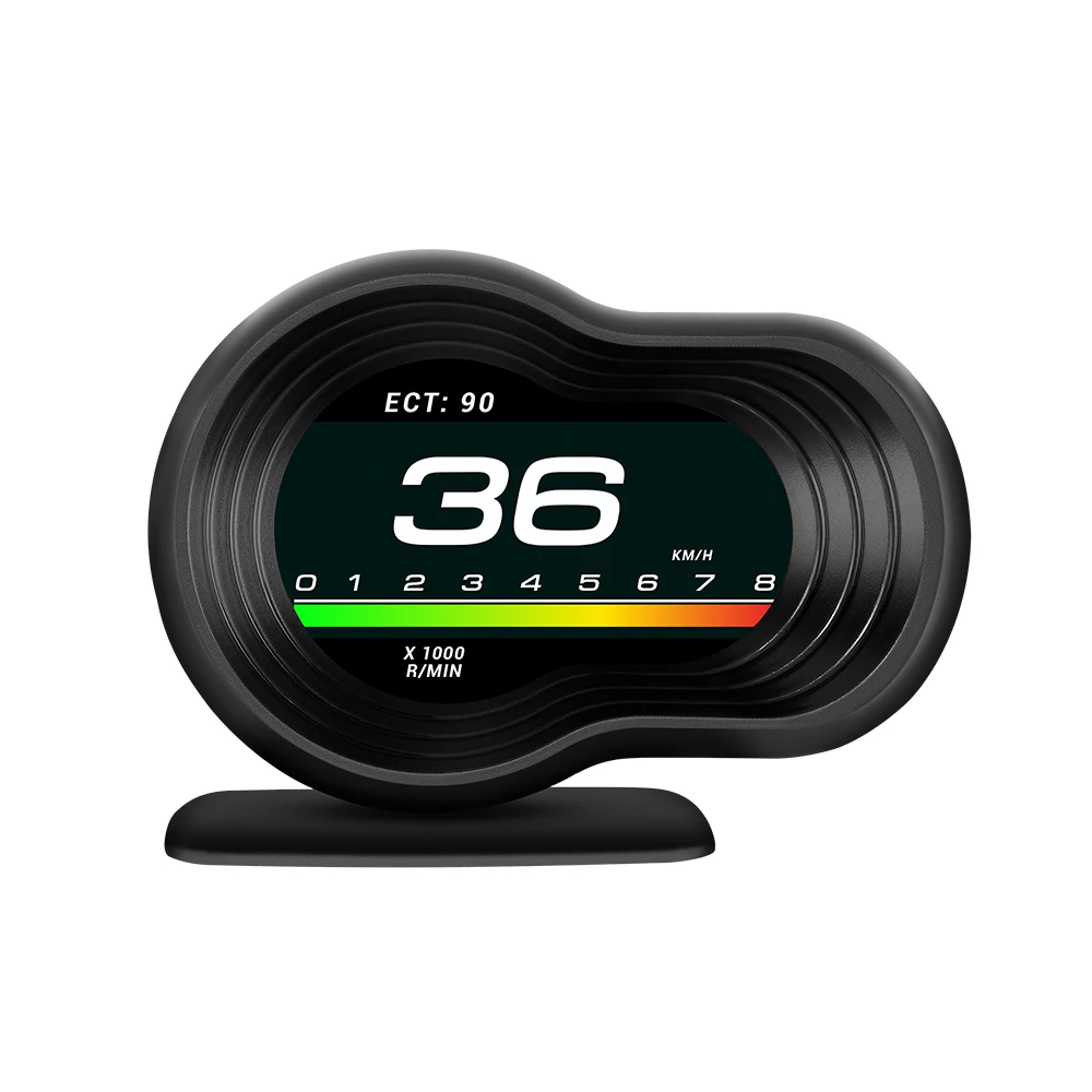 Pantalla HUD OBD F9 para coche, velocímetro multifunción LCD - imagen 5