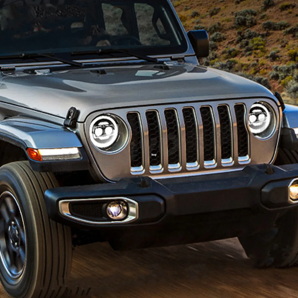 Faros LED delanteros con lente proyector – Jeep Wrangler JL 2018-2024 - imagen 3