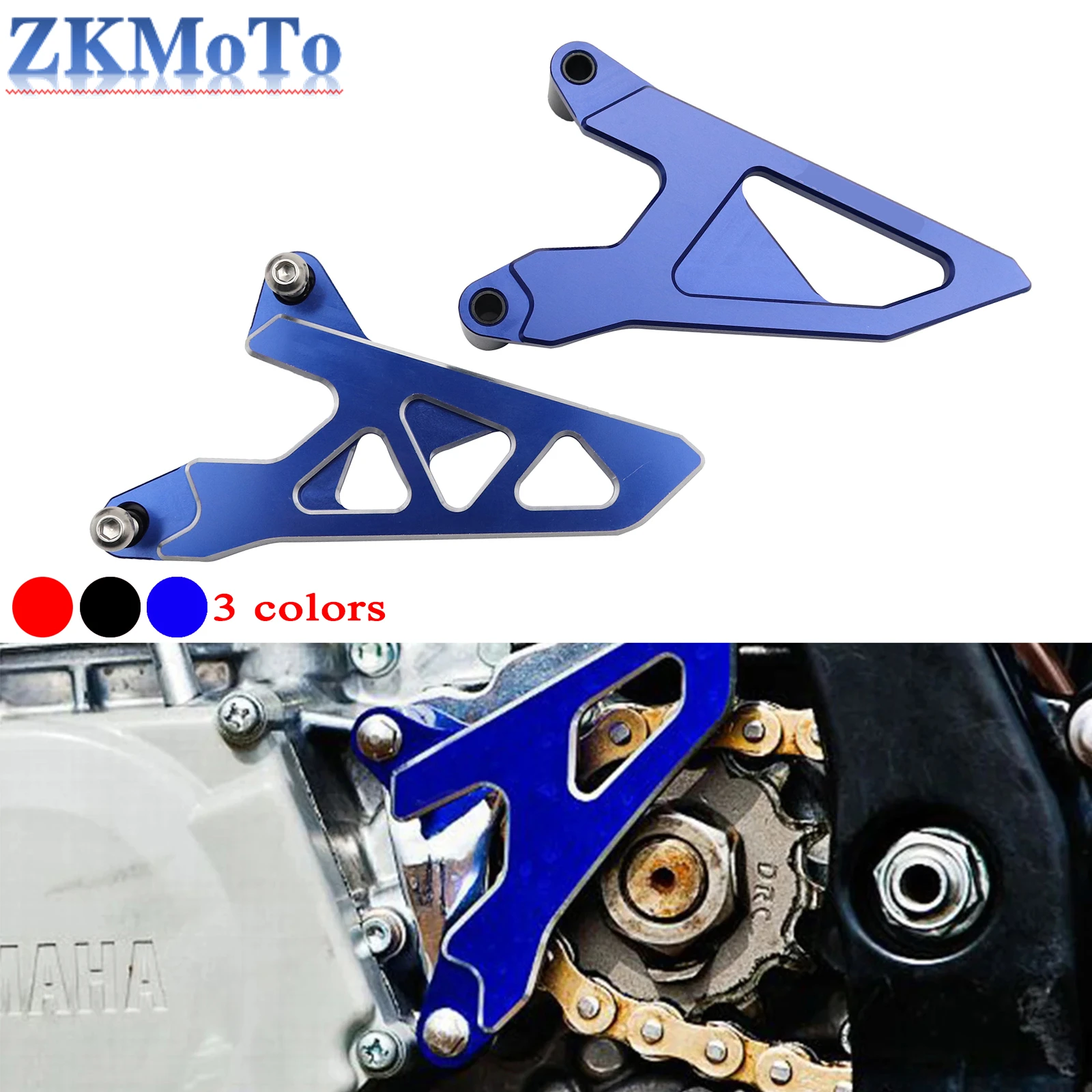 Protector de cadena delantero CNC Yamaha YZ WR 250 450