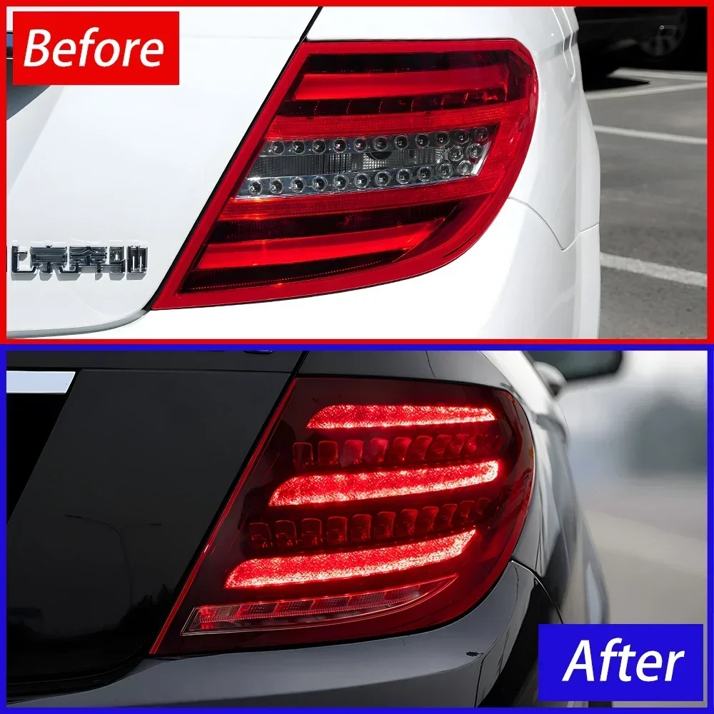 Luces traseras LED Mercedes W204 estilo Maybach para C180 C200 C260 - imagen 4