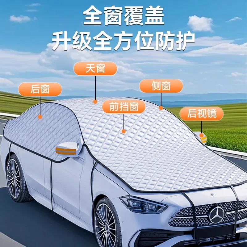 Cortina solar térmica parabrisas universal – protección antisolar coche - imagen 4