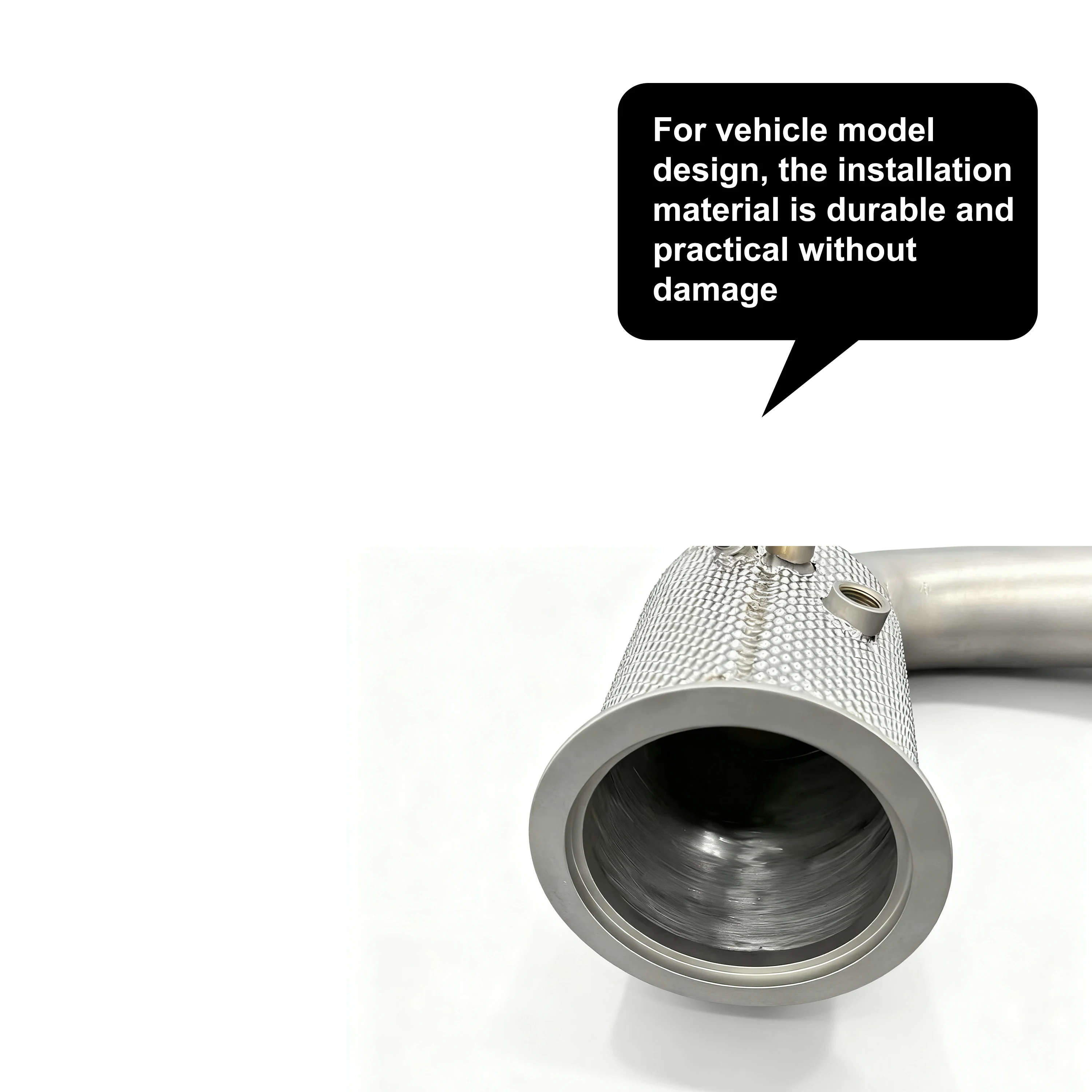 ACE Adecuado para Porsche 911 992 Carrera Targa 3.0T SUS304 Bajante con tres cabezales catalíticos ternarios Tubo de escape de flujo libre - imagen 3