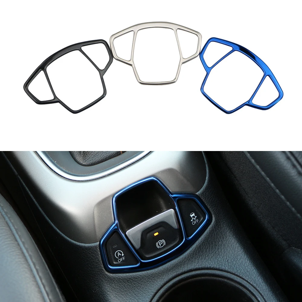 Embellecedor del freno de mano eléctrico para Jeep Compass 2017-2020 - imagen 2
