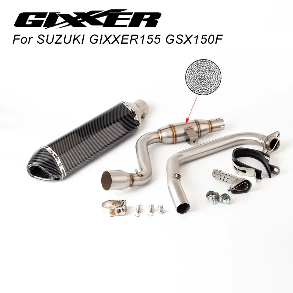 Escape para Suzuki Gixxer 155/GSX150F con silenciador y DB Killer