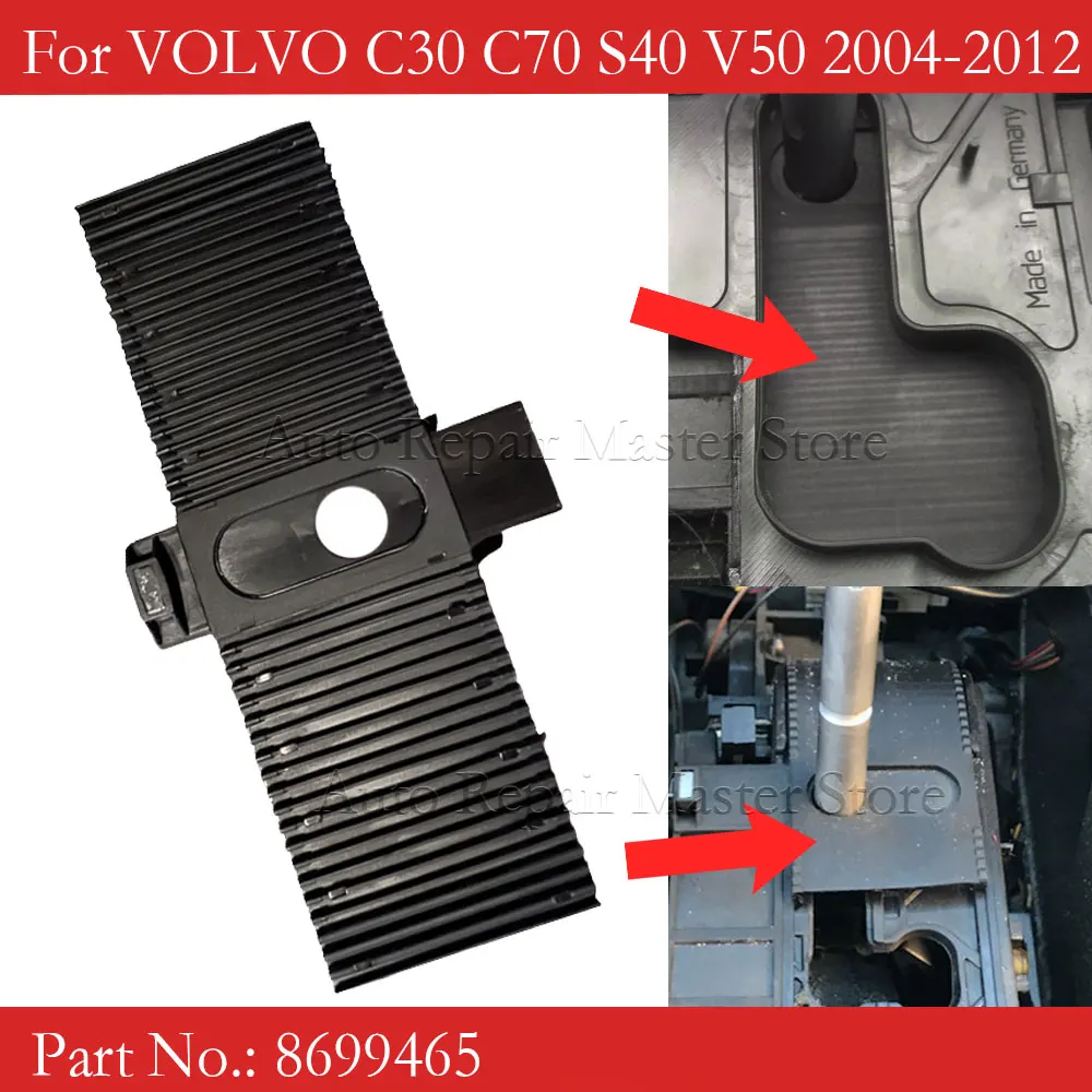 Cubierta selector cambio Volvo C30 C70 S40 V50 - cubrepolvo palanca - imagen 2