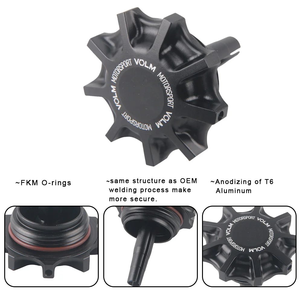 32416851332 Tapa del depósito de dirección BMW E39/E46 de aluminio - imagen 2