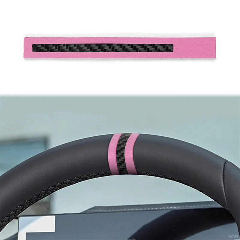Pegatinas volante estilo centro para Tesla BMW Audi Mercedes Benz VW