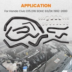 Kit manguera de radiador de silicona Honda Civic D15/D16 SOHC EG/EK