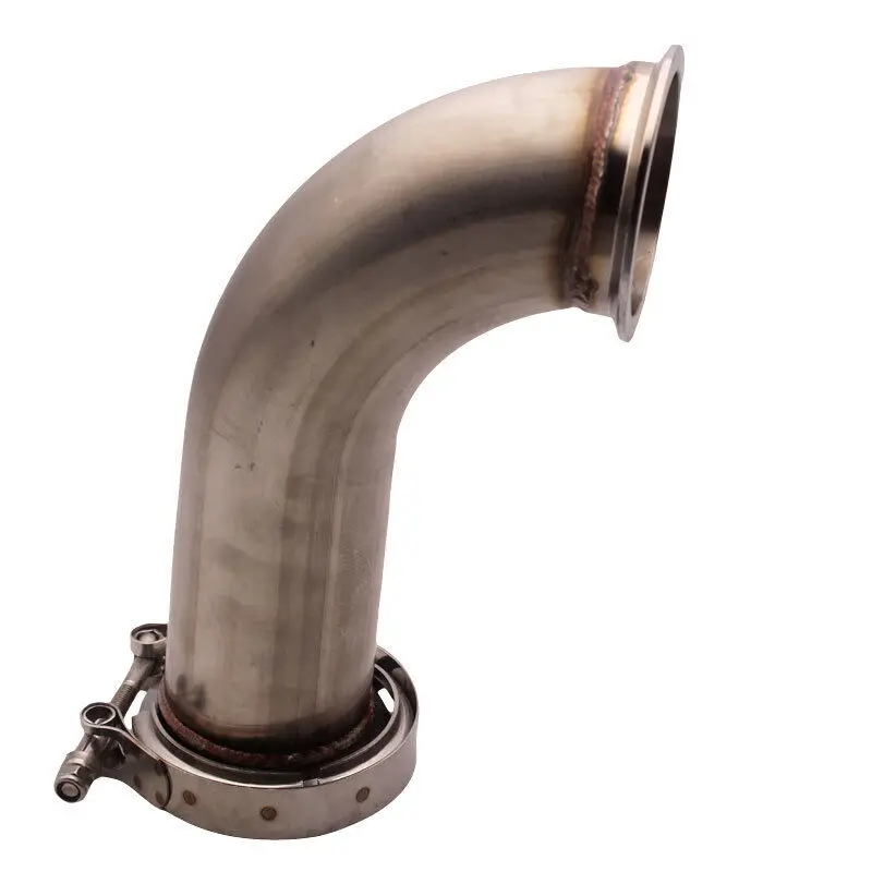 Tubo de bajada universal 3" 90º Garrett V-band pierna corta