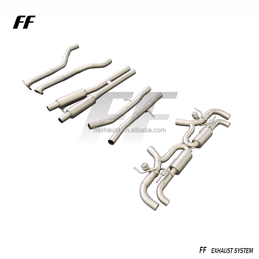 Escape Catback de coche deportivo de carreras para Lexus LC500 LC500H silenciador de tubo de Escape de acero inoxidable - imagen 5