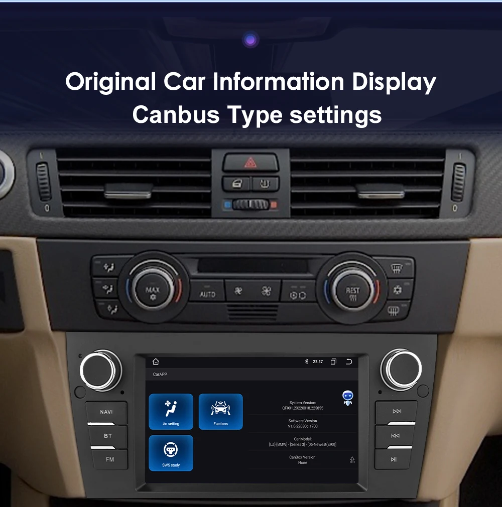 Radio Android BMW Serie 3 E90-E93 (2006-2012) GPS Carplay - imagen 5