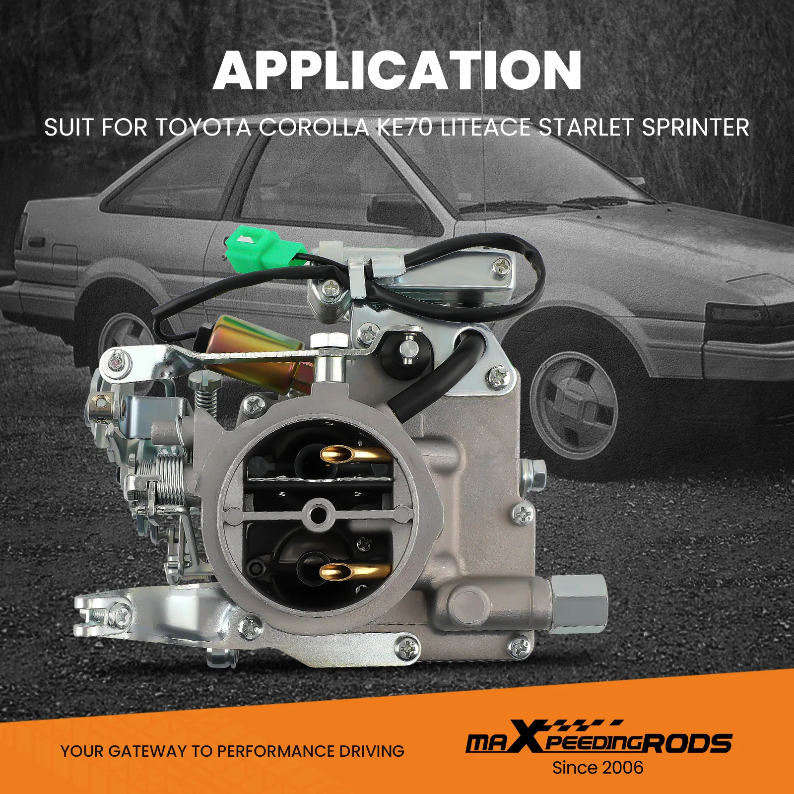 21100-13170 Carburador Toyota 4K Corolla Liteace Sprinter - imagen 4