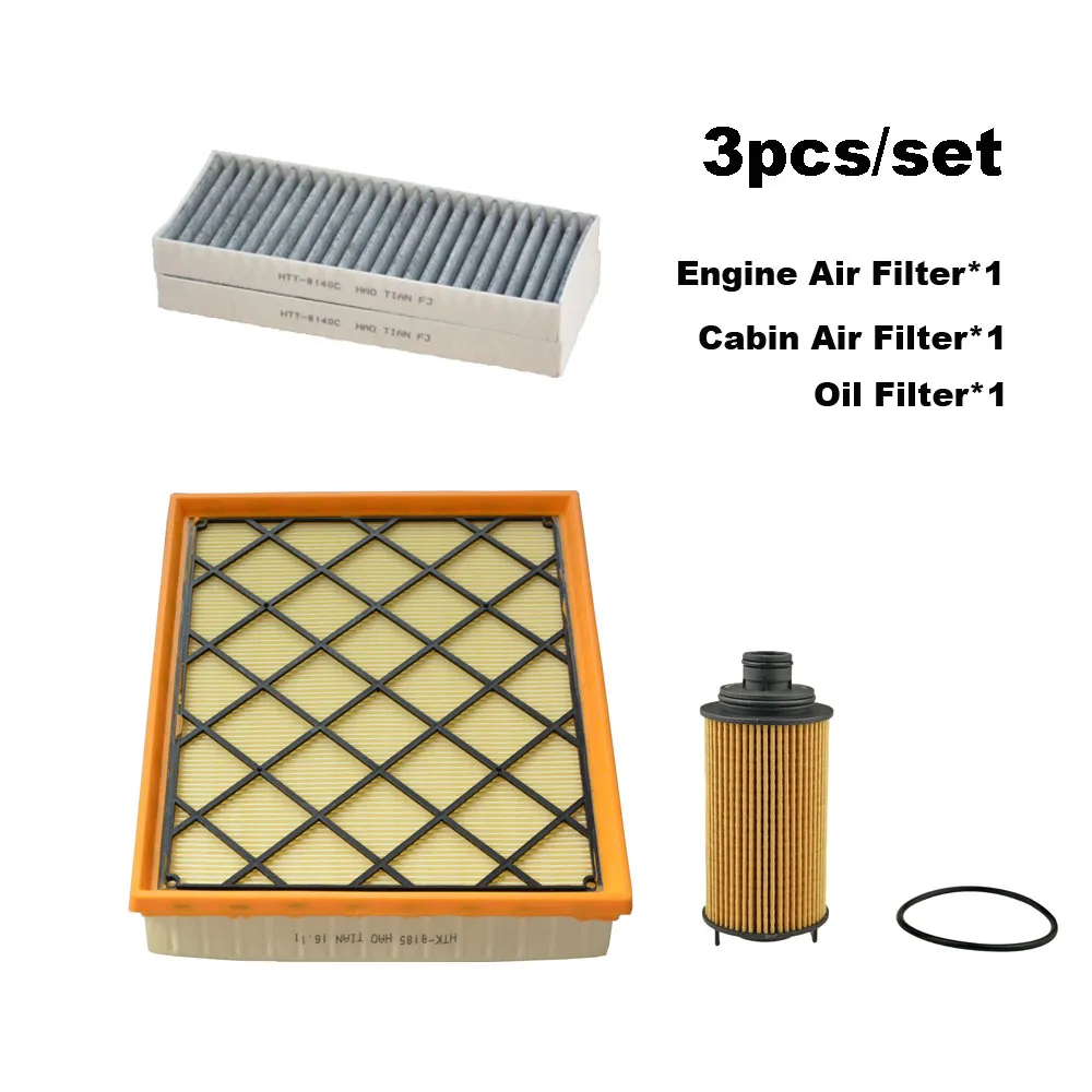Juego filtros aire, aceite y habitáculo EB3G9601AA para MG RX8 2.0