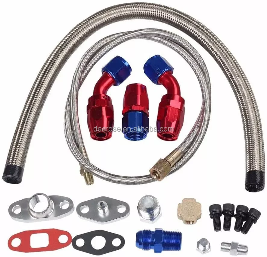 Turbocompresor T04E T4 73 TRIM 400HP con kit drenaje - imagen 4